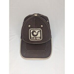 Baseball Cap Brown OS Hat Strapback Cla-Val Aviation Fueling